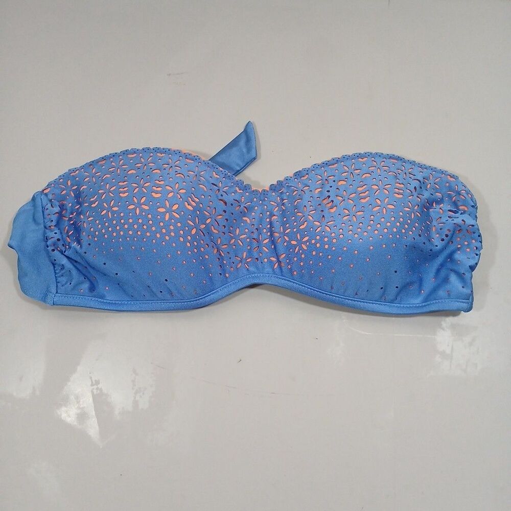 Xhilaration Bikini Top Swimwear Summer Spring Bra Bandeau Tie Back Swimsuit Pool